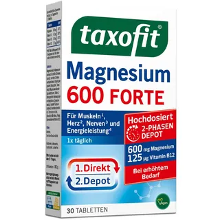 Taxofit Magnesium 600 Forte Depot Tabletten 30 Stück