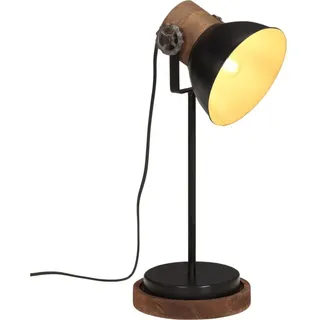 vidaXL Schreibtischlampe Schwarz