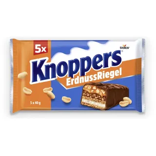 Knoppers® Erdnuss Nussriegel, 5 St.