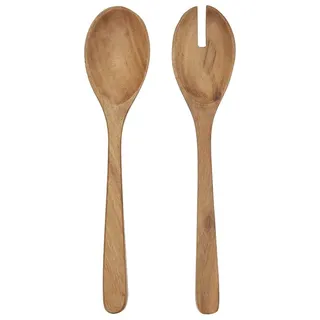 Butlers Salatbesteck PURE KITCHEN 4er-Set in Braun | Gr.: onesize