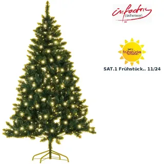 Infactory Künstlicher Weihnachtsbaum grün 180 cm