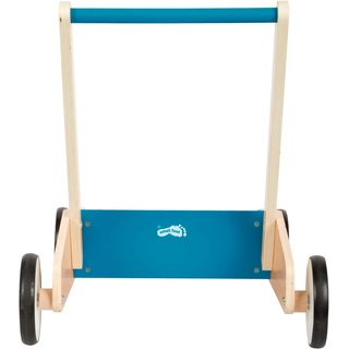 Lauflernwagen SMALL FOOT "schiefergrau", blau, Lauflernhilfen, KinderB:40,5cm H:45,5cm T:62cm, Holz, Metall, B:40,5cm H:45,5cm T:62cm