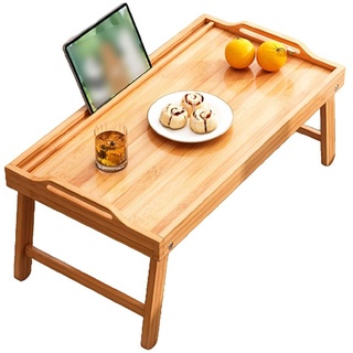 NEWCIX Klappbarer Niedriger Tisch Quadratischer Teetisch Japanisches Bett Tatami Kleiner Teetisch Schlafzimmer Fenstertisch (Farbe : braun, Size : 60 * 35 * 28cm)