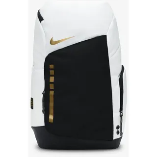NIKE NK HOOPS ELITE BKPK - FA23 Weiß/Schwarz/Metallic Gold - Gold