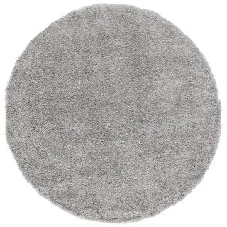 Pergamon Aloha Hochflorteppich 200 x 200 cm Grau