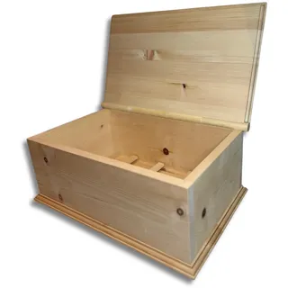 ZirbenShop Zirbenbrotdose | Brotbehälter aus Zirbe | Brotaufbewahrungsbox aus Holz | Brotkasten mit herausnehmbarer ZirbenHolz-Gitter | nachhaltig & für langanhaltende Frische (Blume des Lebens)