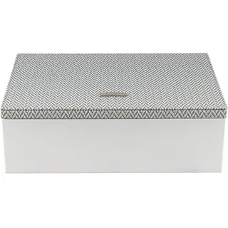 Windrose Calma Schmuckkasten 26 cm weiss