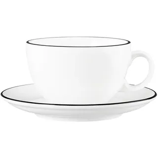 SELTMANN WEIDEN Milchkaffeetasse 0,37 l Schwarz 6 St.