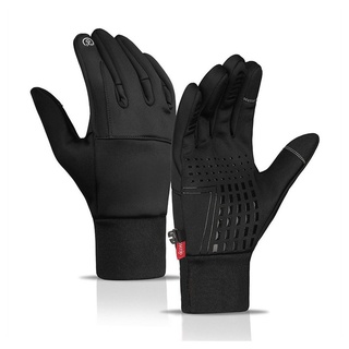 Dekorative Skihandschuhe Handschuhe herren winter, Skihandschuhe für Outdoor-Sportarten Fahrradhandschuhe, Sporthandschuhe, Warme Handschuhe schwarz