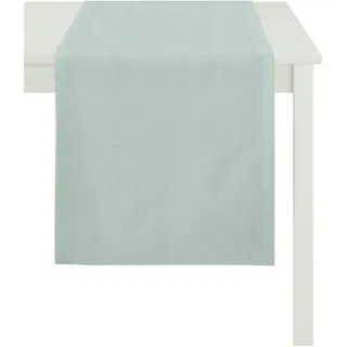 APELT Tischläufer Alaska 48 x 150 cm Mischgewebe Blau Eisblau