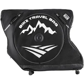 Vevor Fahrrad Transporttasche, Rennradtasche mit TSA-Schloss & Doppelreißverschluss, Fahrradtasche für Radstände von 94–106 cm, für Flugreisen, Outdoor-Aktivitäten, Flugzeug, Auto, Zug & U-Bahn