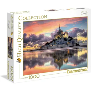CLEMENTONI High Quality Collection Puzzle Mont Saint Michel" 1000 Teile,