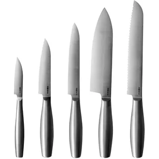 Boska Copenhagen Messerset 5-tlg. Edelstahl Weiß