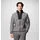 Fleecejacke Grau/Schwarz M