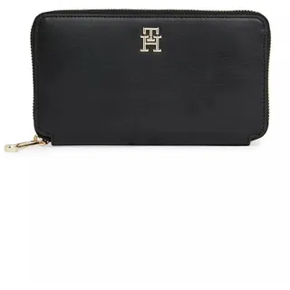 Tommy Hilfiger Iconic Tommy Large Zip Around Wallet Black