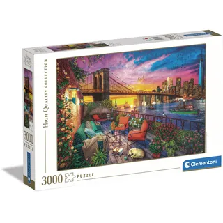 CLEMENTONI Manhattan Balcony Sunset, 3000 Teile