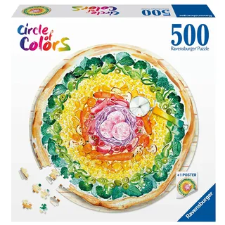 Ravensburger 17347 Erwachsenenpuzzle 500 Teile Circle of Colors Pizza