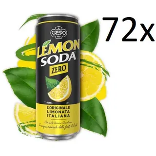 72x Dose Lemonsoda zero 330ml Campari Group Lemonsoda Zitrone italienisch