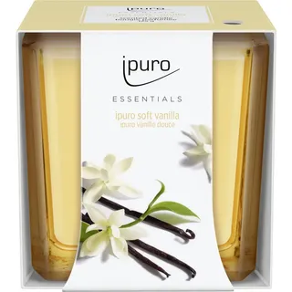 IPURO Duftkerze ipuro Duftkerze Essentials soft vanilla 125 g beige