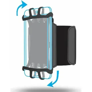 Mobilis ARM BAND 4-6IN . Handy-Schutzhülle 15,2 cm (6") Armbandbehälter Schwarz