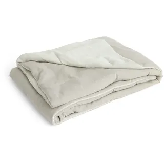 Plaids HAY, AIR, Grau, Stoff / Textil - 200 - 140