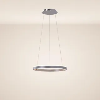 s.luce LED Ring Pendelleuchte 1-flg. Ø 40 cm rund Aluminium