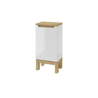 Möbel Kraft Stolpsee Unterschrank 40 x 83 x 32 cm Weiß/Eiche