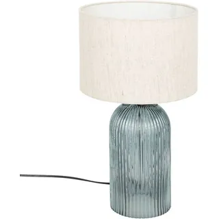 Tischlampe Mati Glas Blau H42cm Atmosphera créateur d'intérieur