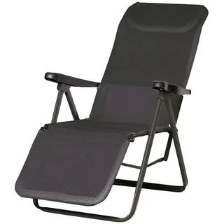 barths Lugano Relaxliege 65 x 85 x 114 cm anthrazit klappbar