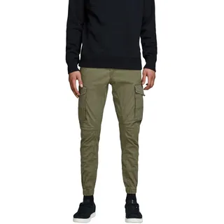 JACK & JONES Paul Flake Akm 542 Hosen Olive Night 36 32