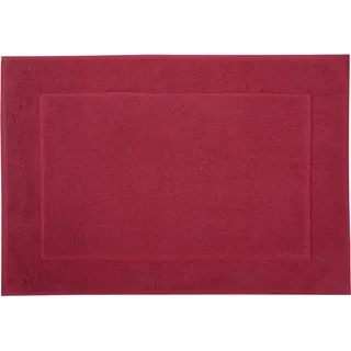 framsohn frottier Uni Basic Hotelmatte Rot 70 x 50 cm