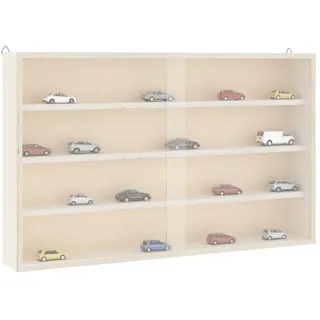 vidaXL Sammlervitrine 60 x 8,5 x 37 cm Braun