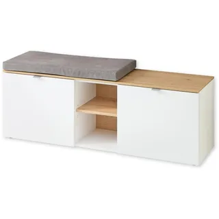 Innostyle Schuhschrank »Bari Schuhbank inkl. Sitzkissen, BxHxT 128x50x38 cm (1 St.), 2 türig, 6 Fächer, Softclose, ABS Kantenschutz