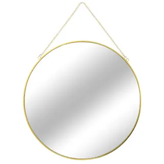 Mojawo Wandspiegel Ø30 cm Gold
