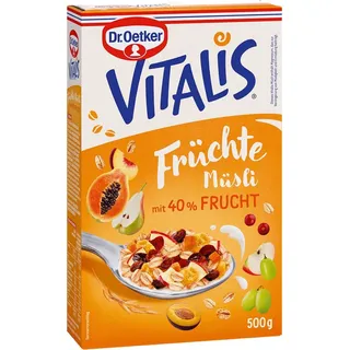Dr. Oetker Dr.Oetker Vitalis Früchtemüsli ohne Zuckerzusatz 500G
