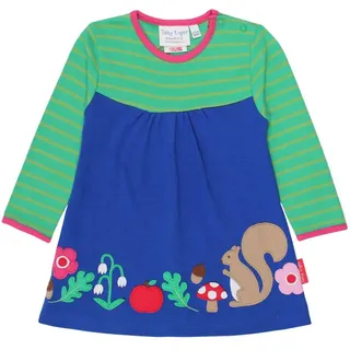 Toby Tiger Kleid mit Wald Applikationen in blau | Gr.: 104
