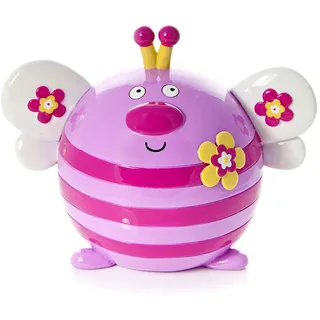 Mousehouse Gifts Baby Kleiner Mädchen Spardose Pigy Bank Rosa Schmetterling für Babyshower Taufe Geschenk
