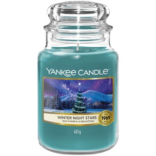 YANKEE CANDLE Große Kerze WINTER NIGHT STARS 623 g Duftkerze