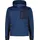 Zip Hoodie Jacke L blau