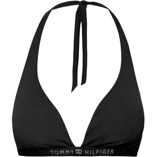 Tommy Hilfiger Bikini Oberteil Damen in black, Größe L - schwarz