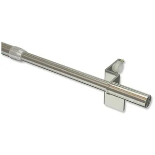Interdeco Klemmstange 1-läufig Ø 10 mm 110 cm Weiß