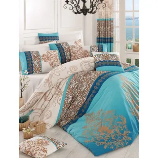 L'Essentiel Linge de Maison, Adal- PRL2154, Türkis, Bettdecken, 100% Baumwolle ranforce - Türkis