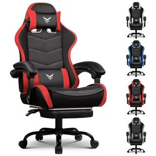 GTPLAYER Gaming Stuhl Holz Rot