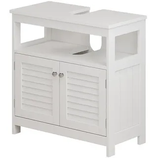 Vicco Waschbeckenunterschrank Riad, 60 x 60 cm mit 2 Türen und Offenem Fach