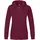 Kapuzenjacke Damen maroon 42