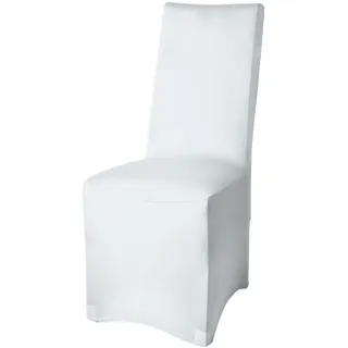 Beautissu Stuhlhusse Weiß, Stretch Bankett