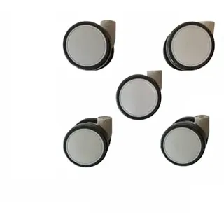 5x Möbelrolle 65 mm Bürostuhlrolle Hartbodenrolle Stuhlrolle Kindermöbel Medizin