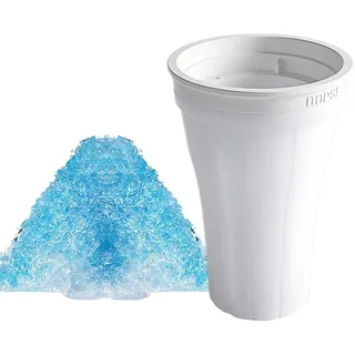 Keptfeet Slush Becher, Slush Maker Cup, Quick Smoothies Cup, Double Layer Squeeze Slush Maker Becher, Hausgemachter Milchshake Eismaschine Smoothies Cup