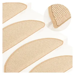 vidaXL Stufenmatte 65 x 21 cm Creme