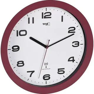 TFA Funk Wanduhr 50 cm 60.3554.06 Blau